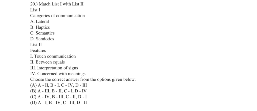 Read the question and choices in the excerpt. Choose A/B/C/D for the first/second/third/fourth option shown.