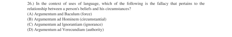 Read the question and choices in the excerpt. Choose A/B/C/D for the first/second/third/fourth option shown.