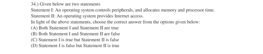 Read the question and choices in the excerpt. Choose A/B/C/D for the first/second/third/fourth option shown.