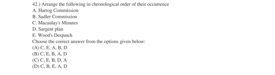 Read the question and choices in the excerpt. Choose A/B/C/D for the first/second/third/fourth option shown.