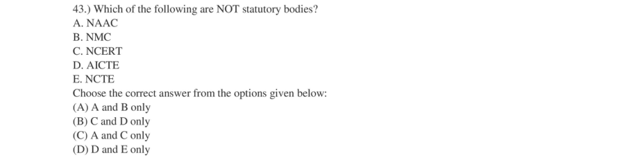 Read the question and choices in the excerpt. Choose A/B/C/D for the first/second/third/fourth option shown.