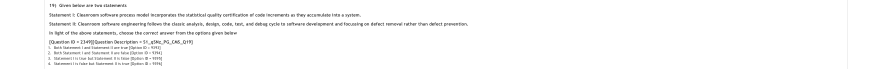 Read the question and choices in the excerpt. Choose A/B/C/D for the first/second/third/fourth option shown.