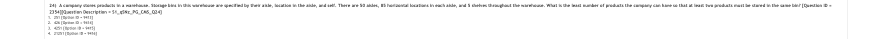 Read the question and choices in the excerpt. Choose A/B/C/D for the first/second/third/fourth option shown.