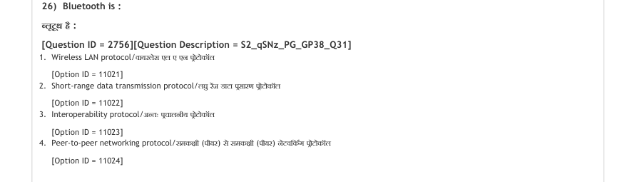 Read the question and choices in the excerpt. Choose A/B/C/D for the first/second/third/fourth option shown.