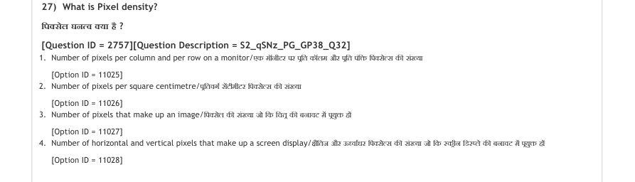 Read the question and choices in the excerpt. Choose A/B/C/D for the first/second/third/fourth option shown.