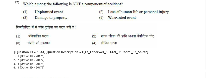 Read the question and choices in the excerpt. Choose A/B/C/D for the first/second/third/fourth option shown.