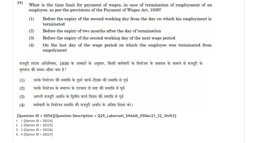 Read the question and choices in the excerpt. Choose A/B/C/D for the first/second/third/fourth option shown.