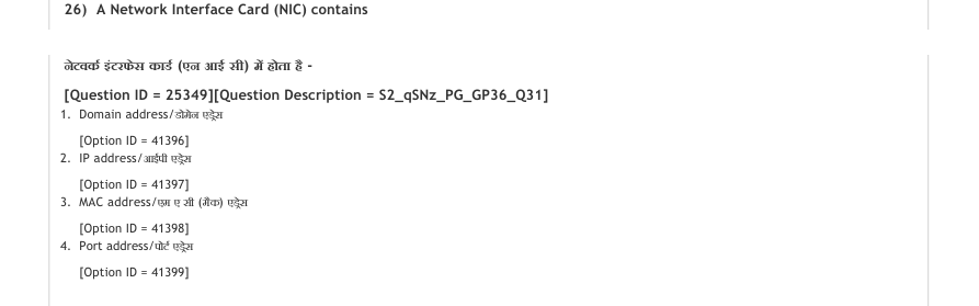 Read the question and choices in the excerpt. Choose A/B/C/D for the first/second/third/fourth option shown.