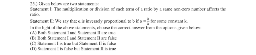 Read the question and choices in the excerpt. Choose A/B/C/D for the first/second/third/fourth option shown.