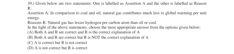 Read the question and choices in the excerpt. Choose A/B/C/D for the first/second/third/fourth option shown.