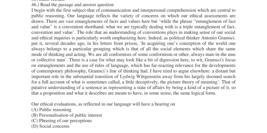 Read the question and choices in the excerpt. Choose A/B/C/D for the first/second/third/fourth option shown.