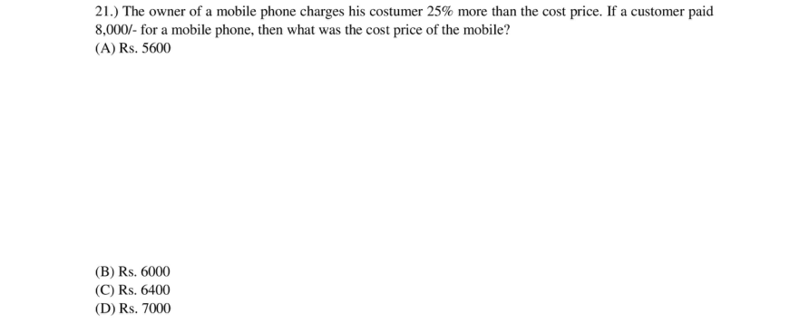 Read the question and choices in the excerpt. Choose A/B/C/D for the first/second/third/fourth option shown.