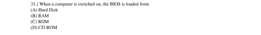 Read the question and choices in the excerpt. Choose A/B/C/D for the first/second/third/fourth option shown.