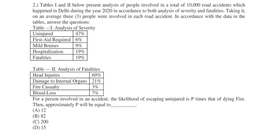 Read the question and choices in the excerpt. Choose A/B/C/D for the first/second/third/fourth option shown.