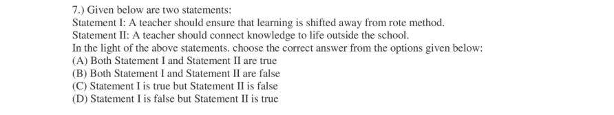 Read the question and choices in the excerpt. Choose A/B/C/D for the first/second/third/fourth option shown.
