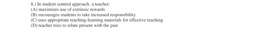 Read the question and choices in the excerpt. Choose A/B/C/D for the first/second/third/fourth option shown.
