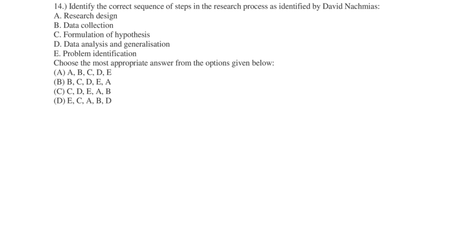 Read the question and choices in the excerpt. Choose A/B/C/D for the first/second/third/fourth option shown.