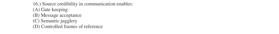 Read the question and choices in the excerpt. Choose A/B/C/D for the first/second/third/fourth option shown.