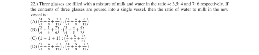 Read the question and choices in the excerpt. Choose A/B/C/D for the first/second/third/fourth option shown.