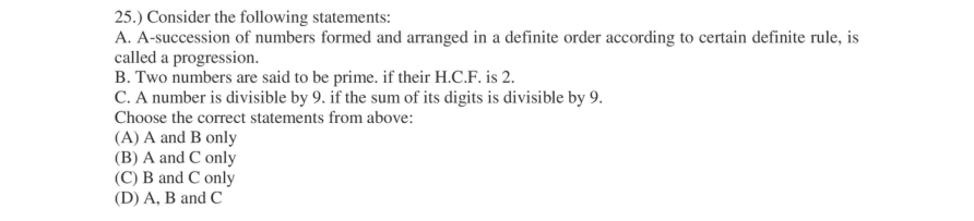 Read the question and choices in the excerpt. Choose A/B/C/D for the first/second/third/fourth option shown.