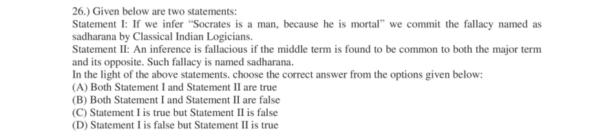 Read the question and choices in the excerpt. Choose A/B/C/D for the first/second/third/fourth option shown.