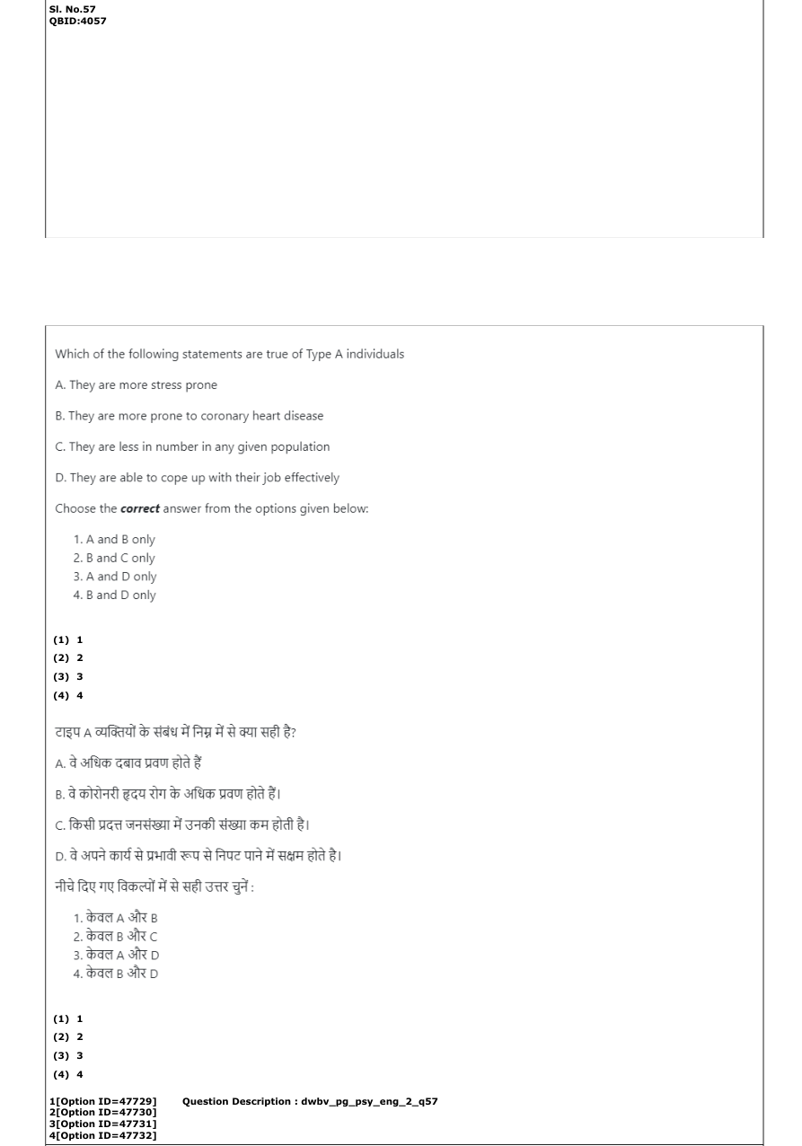 Read the question and choices in the excerpt. Choose A/B/C/D for the first/second/third/fourth option shown.