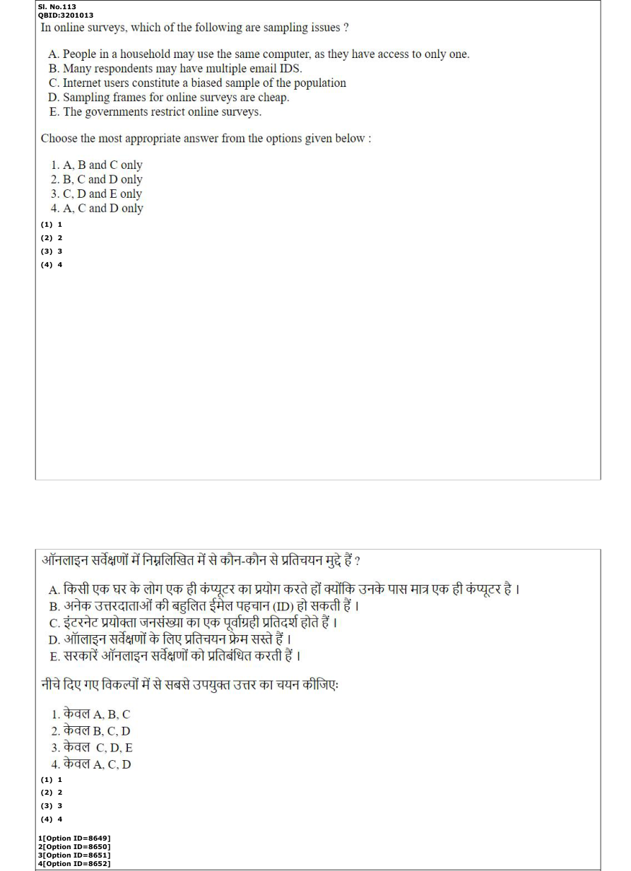 Read the question and choices in the excerpt. Choose A/B/C/D for the first/second/third/fourth option shown.