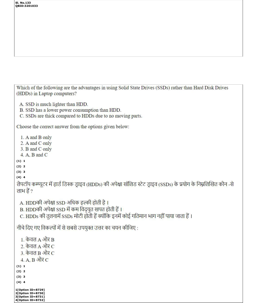Read the question and choices in the excerpt. Choose A/B/C/D for the first/second/third/fourth option shown.