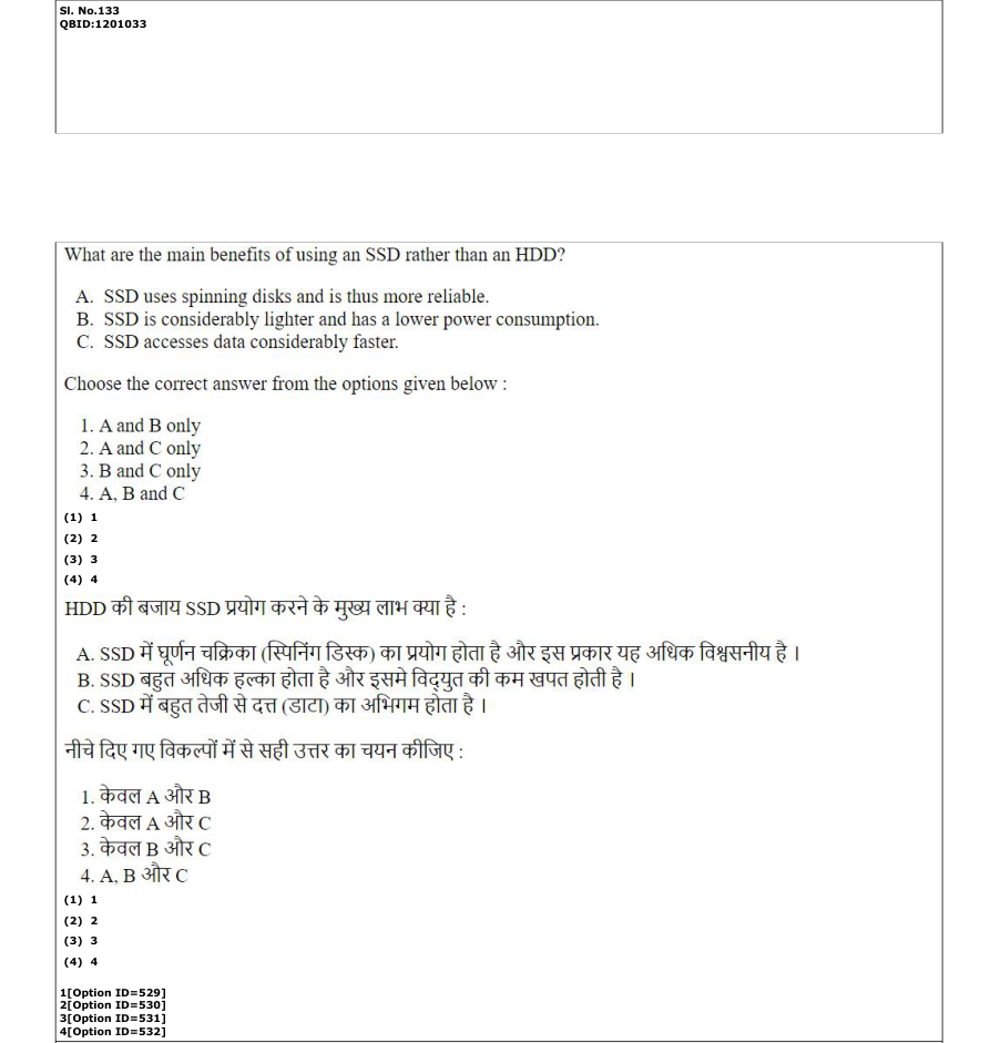 Read the question and choices in the excerpt. Choose A/B/C/D for the first/second/third/fourth option shown.