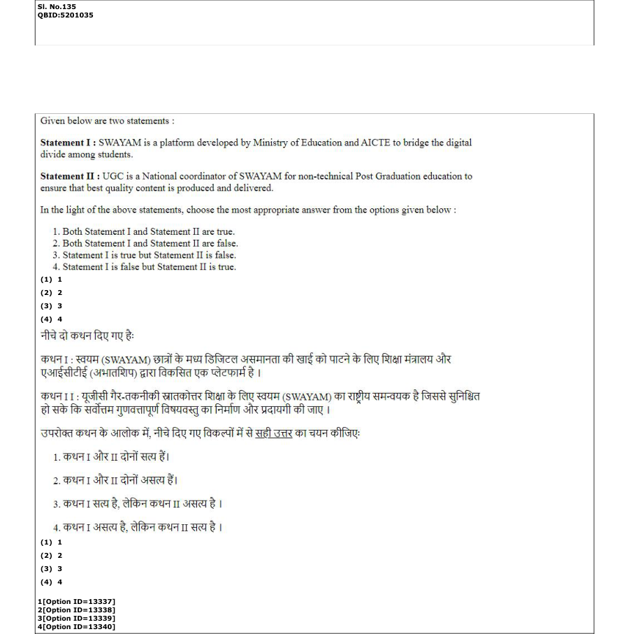 Read the question and choices in the excerpt. Choose A/B/C/D for the first/second/third/fourth option shown.