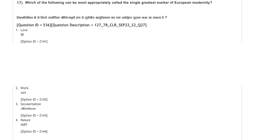 Read the question and choices in the excerpt. Choose A/B/C/D for the first/second/third/fourth option shown.