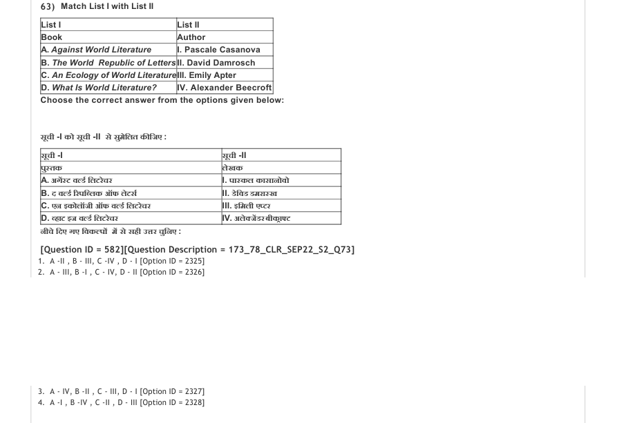Read the question and choices in the excerpt. Choose A/B/C/D for the first/second/third/fourth option shown.