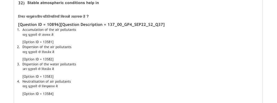 Read the question and choices in the excerpt. Choose A/B/C/D for the first/second/third/fourth option shown.
