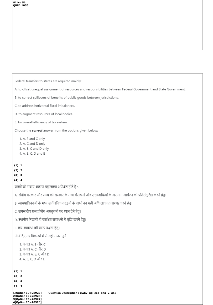 Read the question and choices in the excerpt. Choose A/B/C/D for the first/second/third/fourth option shown.