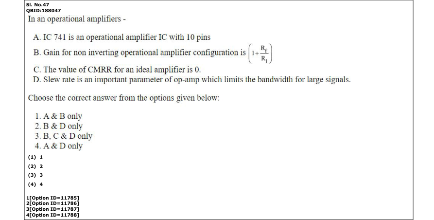 Read the question and choices in the excerpt. Choose A/B/C/D for the first/second/third/fourth option shown.