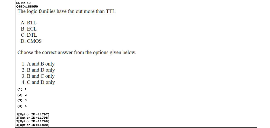 Read the question and choices in the excerpt. Choose A/B/C/D for the first/second/third/fourth option shown.
