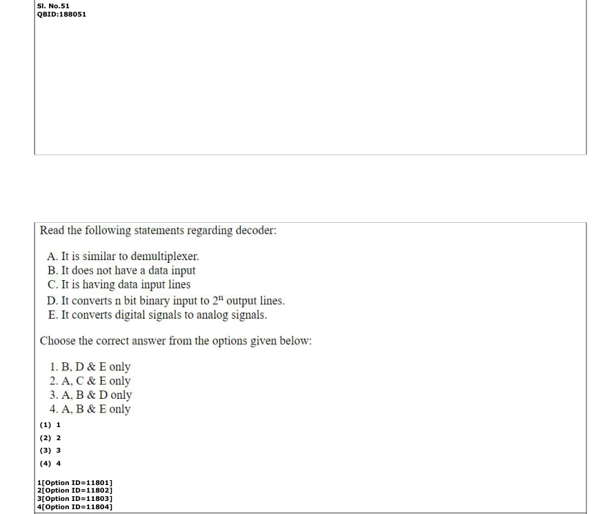 Read the question and choices in the excerpt. Choose A/B/C/D for the first/second/third/fourth option shown.