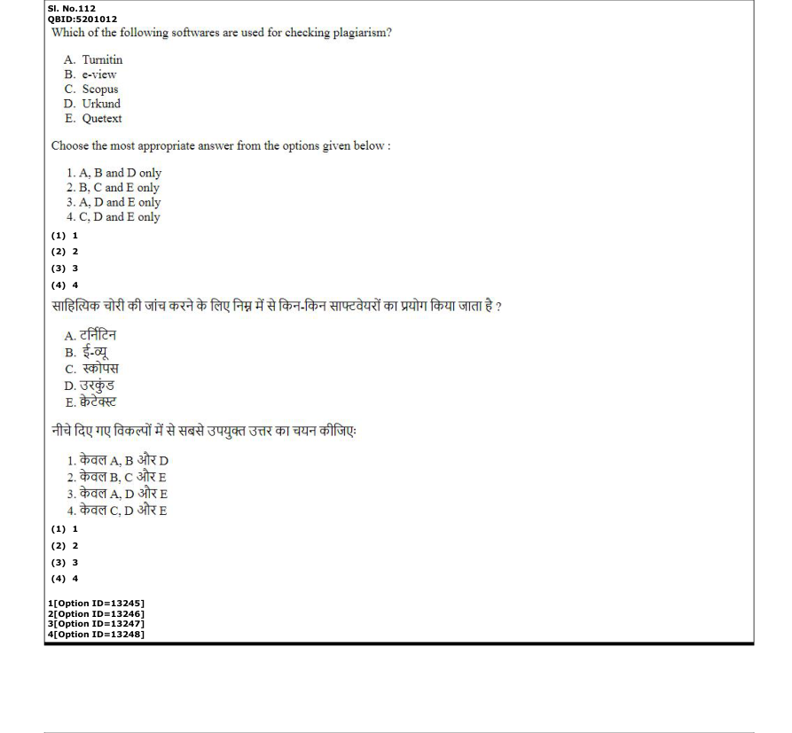 Read the question and choices in the excerpt. Choose A/B/C/D for the first/second/third/fourth option shown.