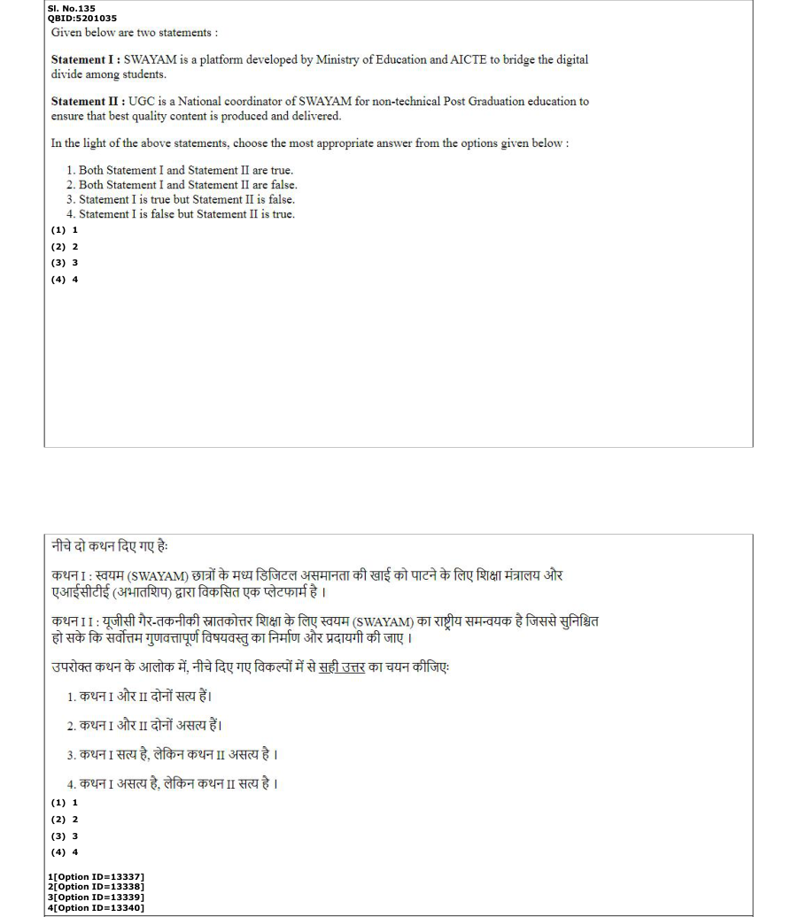 Read the question and choices in the excerpt. Choose A/B/C/D for the first/second/third/fourth option shown.