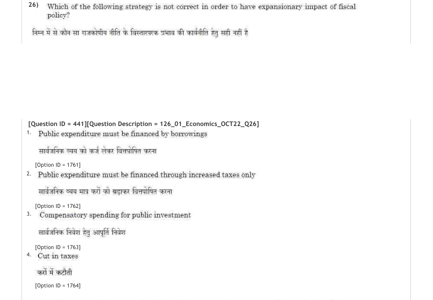 Read the question and choices in the excerpt. Choose A/B/C/D for the first/second/third/fourth option shown.