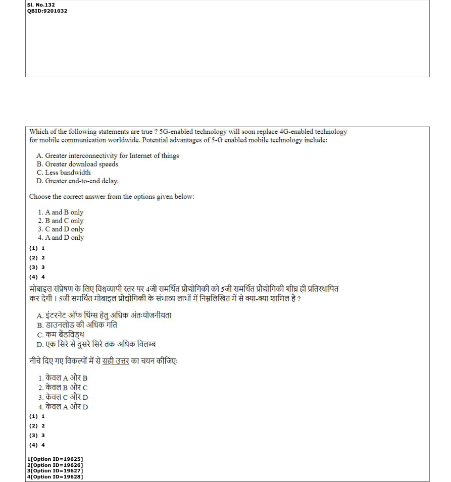 Read the question and choices in the excerpt. Choose A/B/C/D for the first/second/third/fourth option shown.
