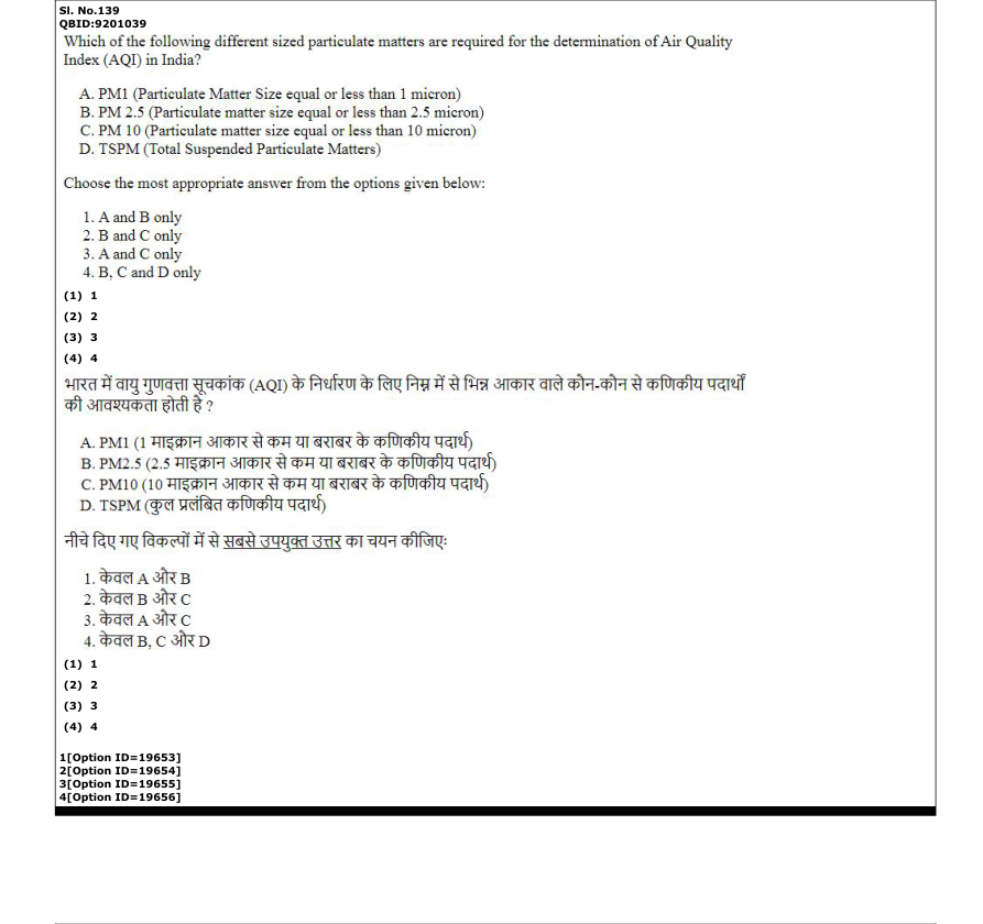 Read the question and choices in the excerpt. Choose A/B/C/D for the first/second/third/fourth option shown.