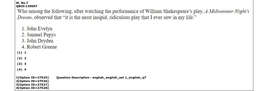 Read the question and choices in the excerpt. Choose A/B/C/D for the first/second/third/fourth option shown.