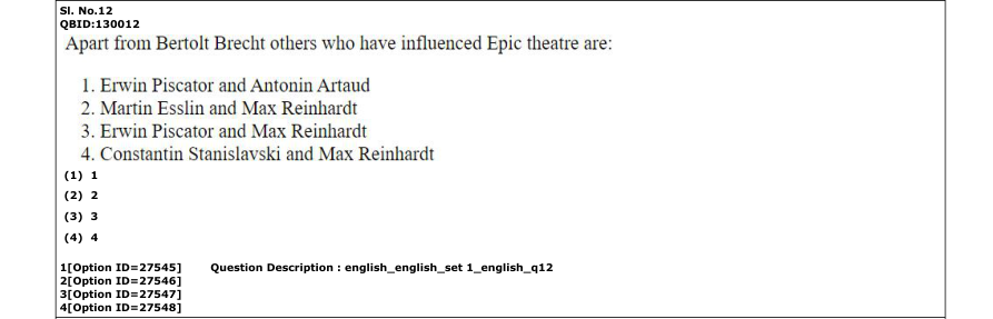 Read the question and choices in the excerpt. Choose A/B/C/D for the first/second/third/fourth option shown.