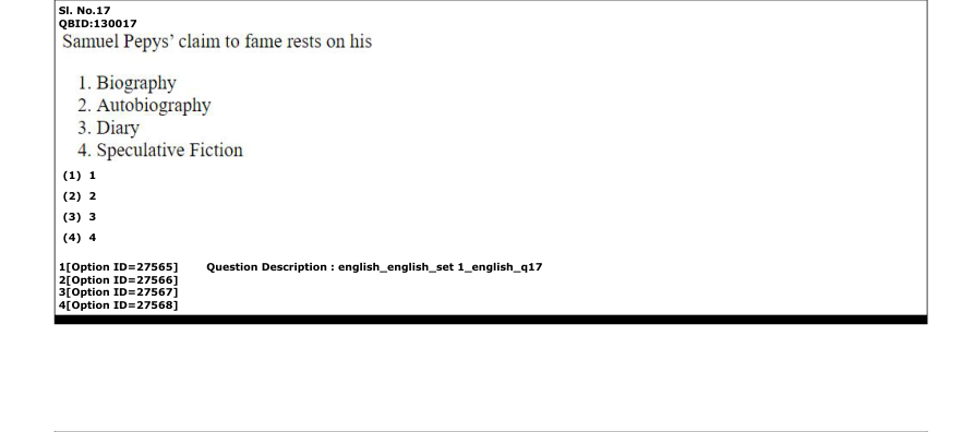 Read the question and choices in the excerpt. Choose A/B/C/D for the first/second/third/fourth option shown.