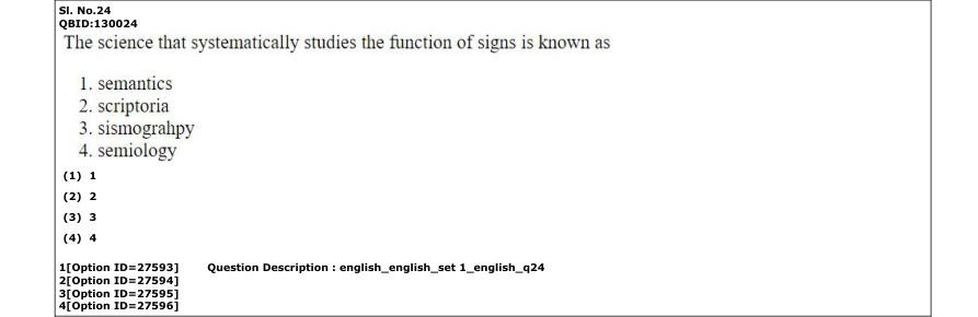 Read the question and choices in the excerpt. Choose A/B/C/D for the first/second/third/fourth option shown.