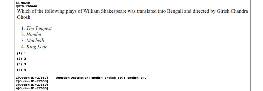 Read the question and choices in the excerpt. Choose A/B/C/D for the first/second/third/fourth option shown.