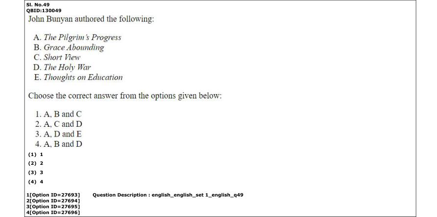 Read the question and choices in the excerpt. Choose A/B/C/D for the first/second/third/fourth option shown.