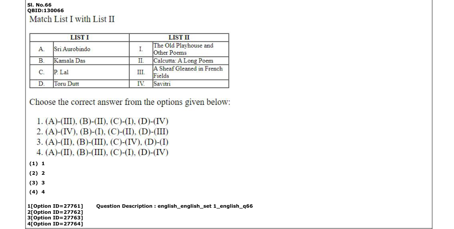 Read the question and choices in the excerpt. Choose A/B/C/D for the first/second/third/fourth option shown.