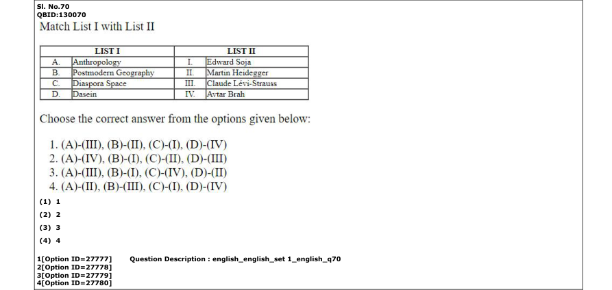 Read the question and choices in the excerpt. Choose A/B/C/D for the first/second/third/fourth option shown.